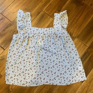 NWT Pleione Ruffle Tank Small